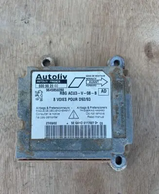 Peugeot 406 Airbag control unit/module 600902800 9645850280 RBGACU3N08BAD