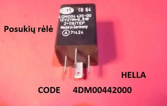 Volkswagen PASSAT B3 Light relay 4DM00442000