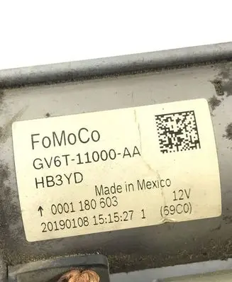 Ford Ecosport Starter motor GV6T11000AA 20190108 0001180603