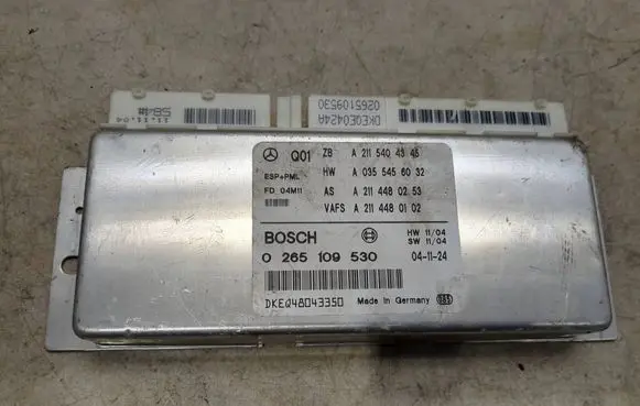 Mercedes-Benz E W211 ESP (stability system) control unit A2115404345 A2114480253 A0355456032