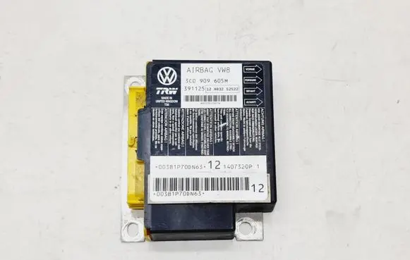 Volkswagen PASSAT B6 Airbag control unit/module 3C0909605M