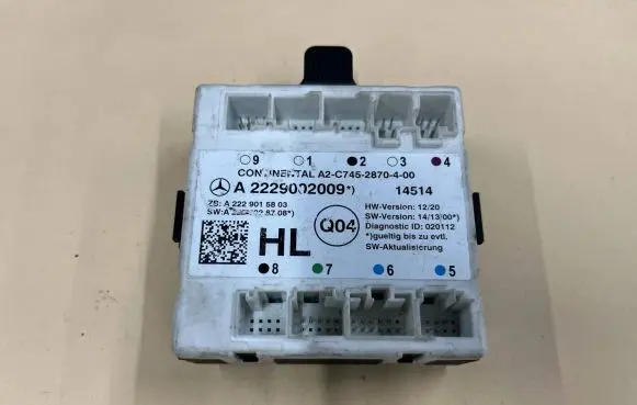 Mercedes-Benz C W205 Door control unit/module A2229002009 A2229015803