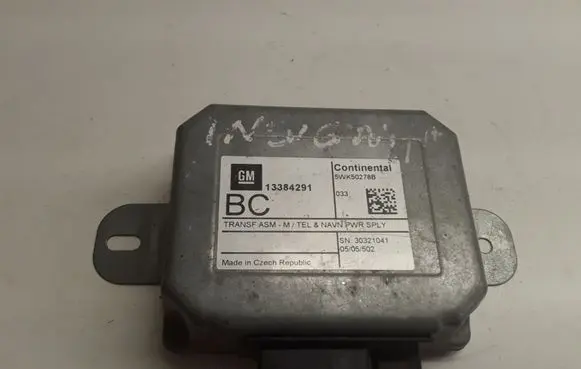 Opel Astra J GPS navigation control unit/module 13384291 GM13384291BC 5WK50278B