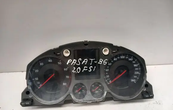 Volkswagen PASSAT B6 Speedometer (instrument cluster) 3C0920870F V0033000