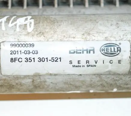 A/C cooling radiator (condenser)