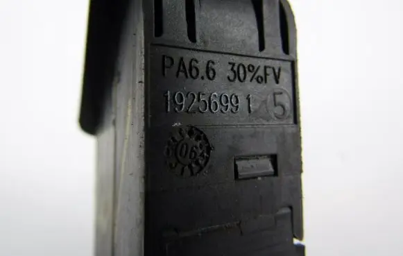 Peugeot 206 Headlight level height control switch 19256991