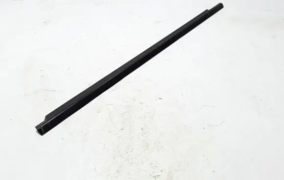Front door glass trim molding