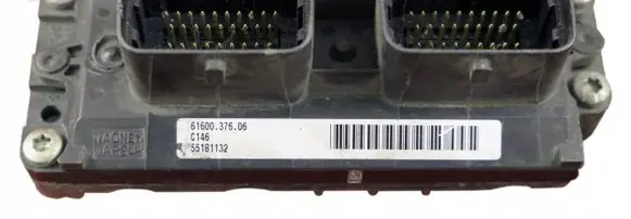 Fiat Punto (188) Engine control unit/module 55181132