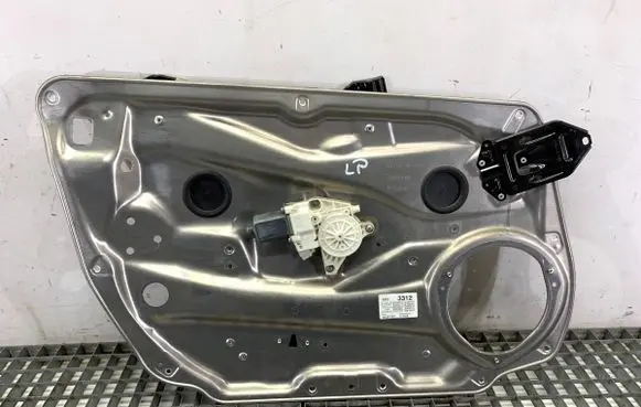 Front door window regulator with motor