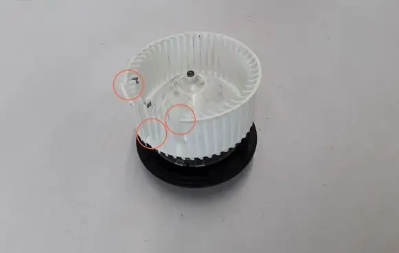 Volvo S90, V90 A/C air flow flap actuator/motor 31497372