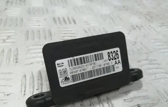Opel Astra J ESP acceleration yaw rate sensor 13578326 25170107093