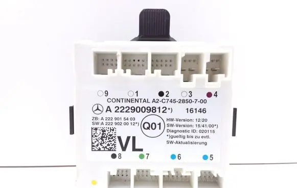 Mercedes-Benz C W205 Door control unit/module A2229009812 A2229020012