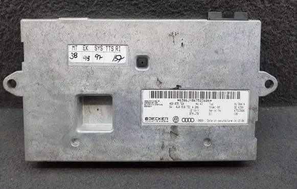Audi Q7 4L MMI control unit 4L0910731A 4E0035729