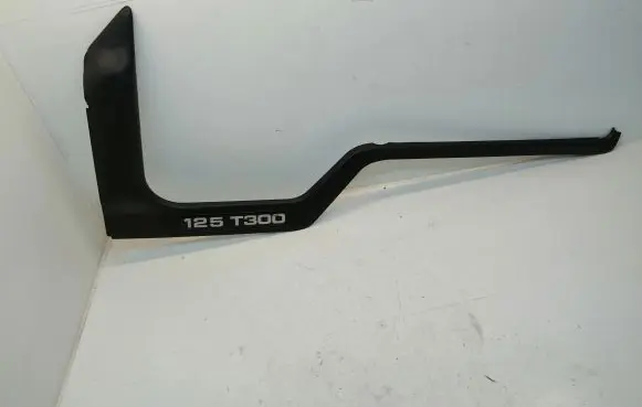 Front door glass trim molding