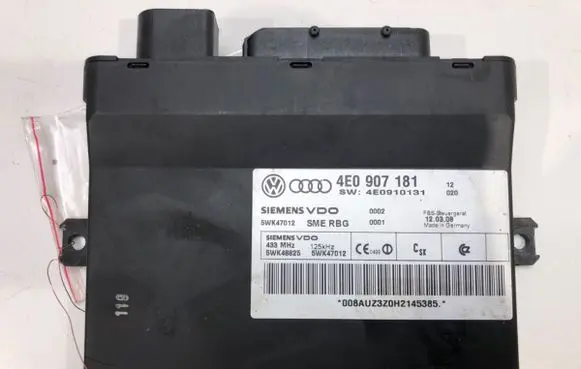 Audi A8 S8 D3 4E Other control units/modules 4E0910131