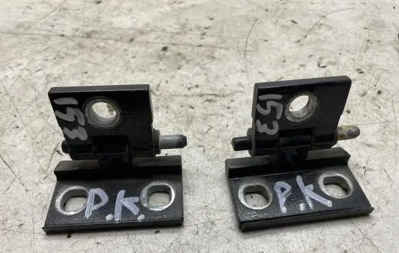 Front door hinge set