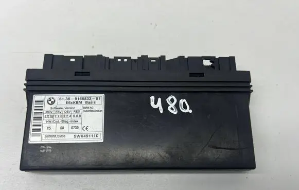 BMW 5 E60 E61 Comfort/convenience module 9168833 5WK49111C