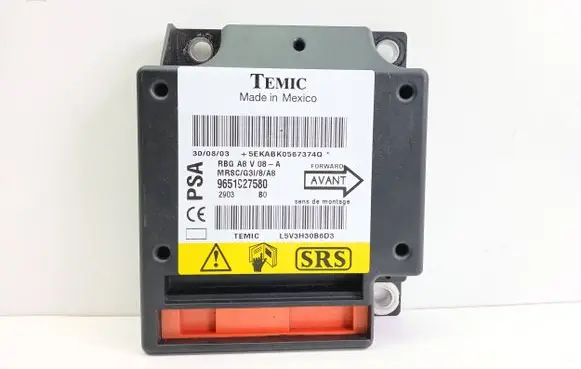 Citroen C3 Airbag control unit/module 9651927580 L5V3H30B6D
