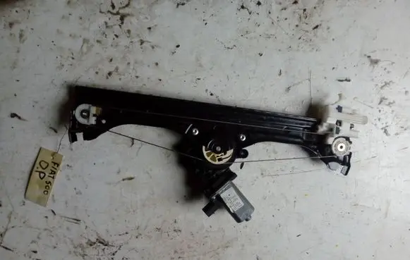 Fiat 500 Front door window regulator with motor 
