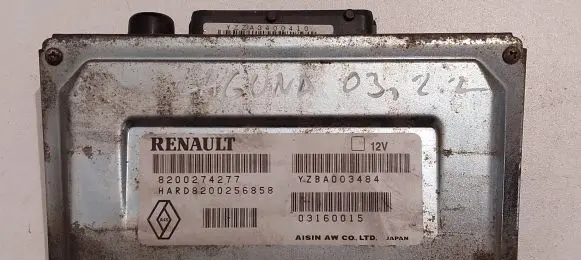 Renault Laguna II Gearbox control unit/module 8200256858 8200274277 YZBA003484