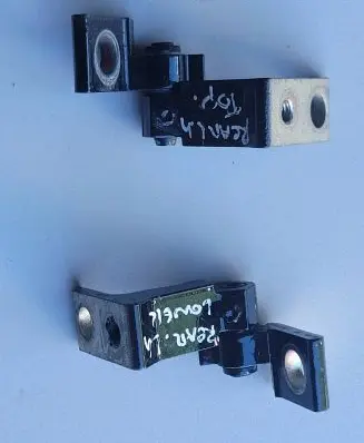 Front door hinge set