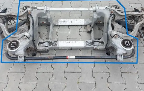 Porsche Taycan 9J1 Rear axle beam PORTAY CROS