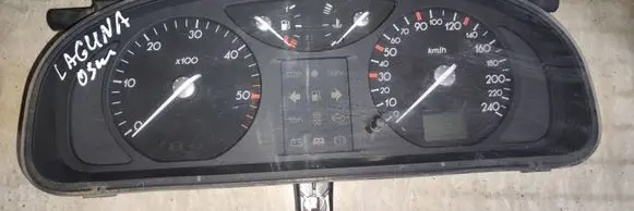 Renault Laguna II Speedometer (instrument cluster) 8200218863 7N150043 501018550077