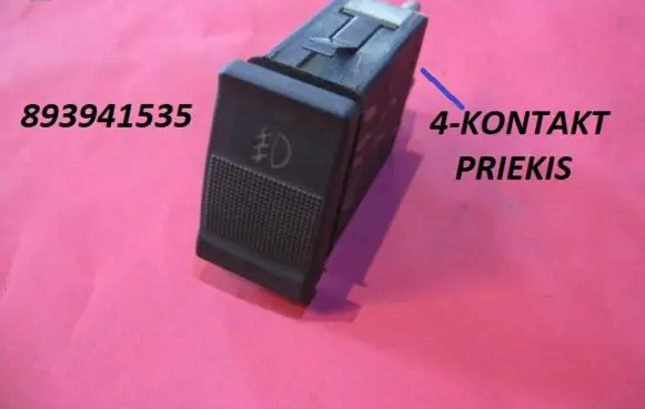 Fog light switch