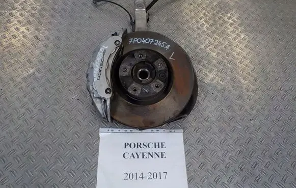 Porsche Cayenne (92A) Front wheel hub spindle knuckle 7P0407245A
