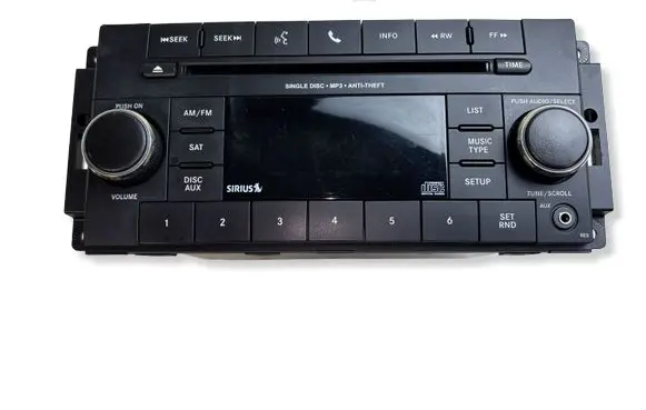 Jeep Wrangler Radio/CD/DVD/GPS head unit P68252825AC 076476346075