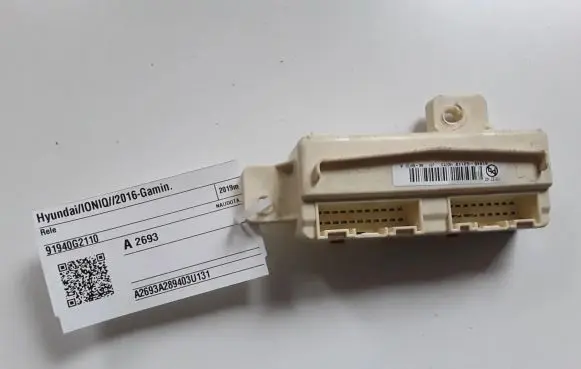 Hyundai Ioniq Other relay 91940G2110