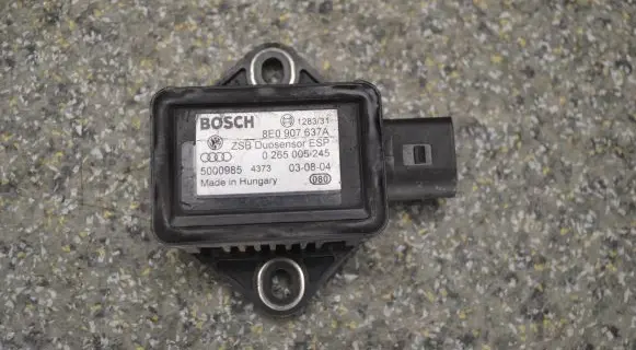 Audi A6 S6 C5 4B ESP acceleration yaw rate sensor 8E0907637A 1275100384