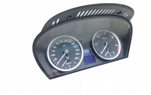 BMW 5 E60 E61 Speedometer (instrument cluster) 62116983153 110080213 789801990S