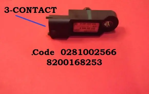 Renault Trafic I Air pressure sensor 0281002566 8200168253