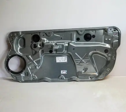 Volkswagen Polo Front door window regulator with motor 6Q3837402AD