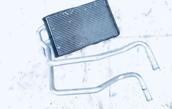 Heater blower radiator