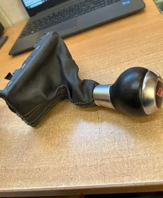 Audi A4 S4 B8 8K Gear lever shifter trim leather/knob 8K2713139T