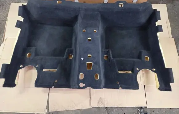 BMW 3 G20 G21 Rear floor carpet liner 7483082 19198310 7256811238