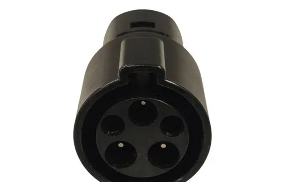 Tesla Model S Electric car charge socket 