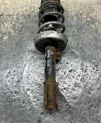 Opel Astra G Front shock absorber with coil spring