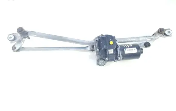 Front wiper linkage and motor