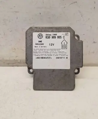 Volkswagen PASSAT B5.5 Airbag control unit/module 6Q0909605C 34010711M 5WK42900