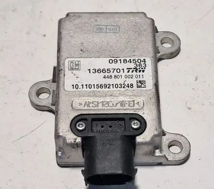 Opel Vectra C ESP acceleration yaw rate sensor 09184504 13665701 448801002011