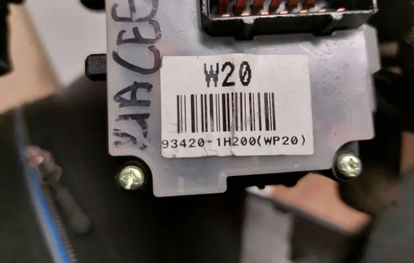 KIA Ceed Wiper control stalk 3693PA