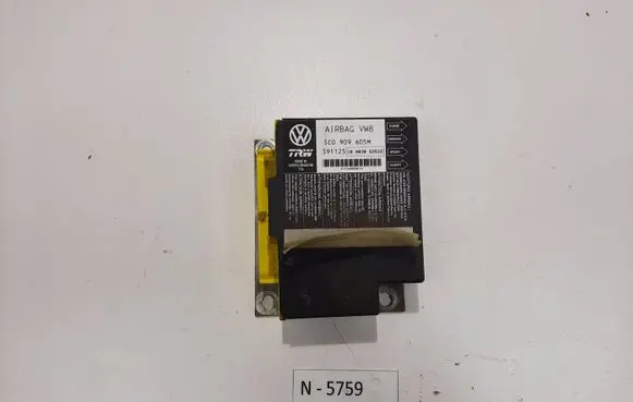 Volkswagen PASSAT B6 Airbag control unit/module 3C0909605M