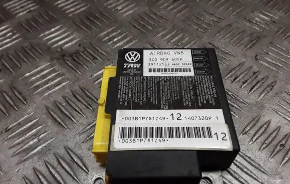 Volkswagen PASSAT B6 Airbag control unit/module 3C0909605M 12H032S2522