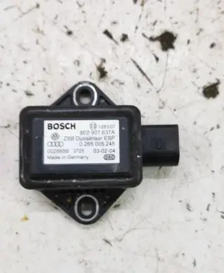 Audi A4 S4 B6 8E 8H ESP acceleration yaw rate sensor 8E0907637A 0265005245 0665627250