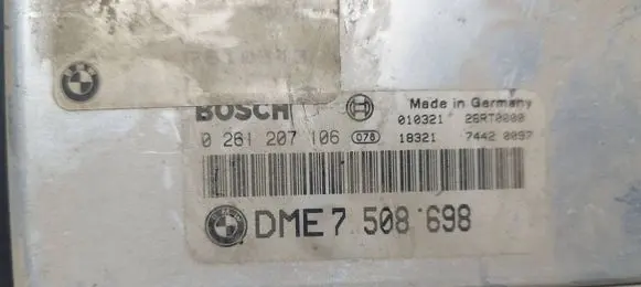 BMW X5 E53 Engine control unit/module 7508698 0261207106
