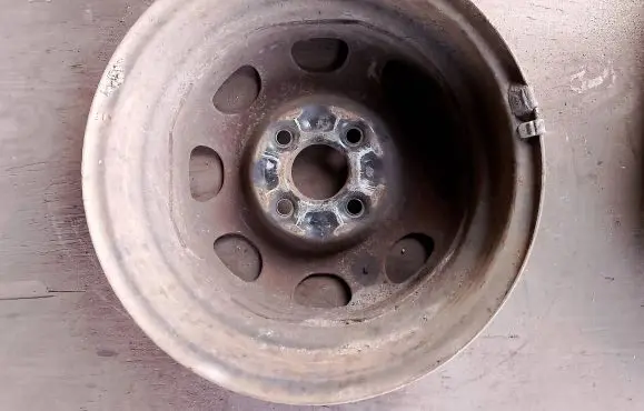 Volkswagen Polo R13 steel rim 