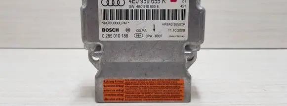 Audi A8 S8 D3 4E Airbag control unit/module 4E0959655K 0285010188 4E0910655E